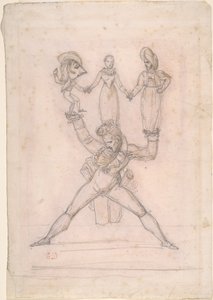italienska teatern av Ferdinand Victor Eugene Delacroix
