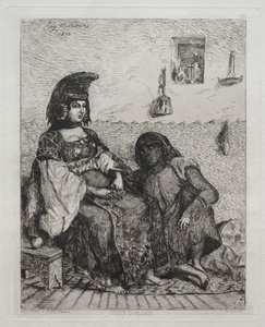 judinna i Alger. av Ferdinand Victor Eugene Delacroix