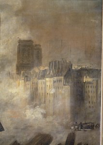 28 juli 1830; Frihet leder folket ... av Ferdinand Victor Eugene Delacroix
