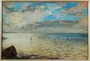 La mer vu des hauteurs de Dieppe - havet sett från Dieppes höjder
från Dieppe ... av Ferdinand Victor Eugene Delacroix