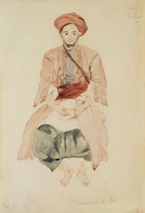 Köpman i Fez, ca 1832 av Ferdinand Victor Eugene Delacroix