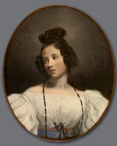 Fröken Alexandrine-Julie de la Boutraye, ca 1832-1834 av Ferdinand Victor Eugene Delacroix