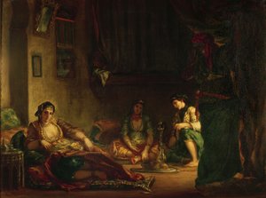 Kvinnorna i Alger i deras harem, 1847-49