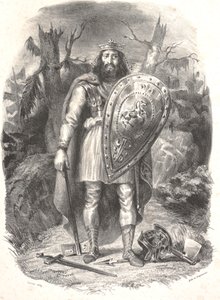 Utan titel, graverad av Godefroy Engelmann av Ferdinand Victor Eugene Delacroix