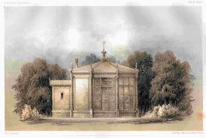 Berlin Schloss Glienicke kanariefågelhus av Ferdinand von Arnim