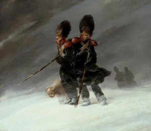 Grenadier i snön