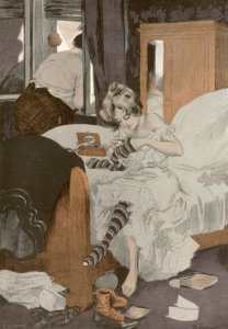 På smekmånaden av Ferdinand von Reznicek