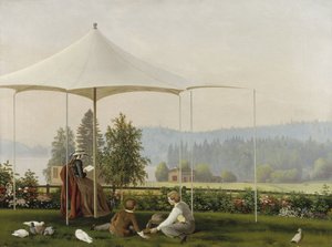 I trädgården i Haminalahti