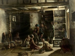 En orientalisk skola, 1885 av Ferencz Frans Eisenhut