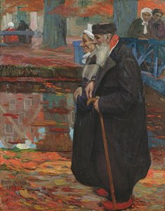 Det gamla paret, 1907 av Fernand Allard L