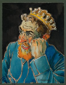 Porträtt av Delatroche, lägerkock, Gustrow