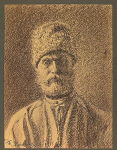 Porträtt av en rysk fånge av Fernand Barbier