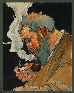 Fången Liard som skötare, Gustrow av Fernand Barbier