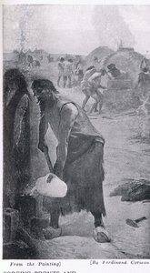 Smide av brons och järn, illustration från Hutchinson