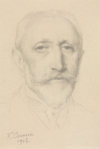 Självporträtt av Fernand Cormon