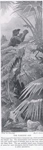 Pliocenåldern, illustration från "Hutchinson