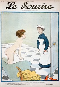 Framsidan av tidningen Le Sourire, 30 mars 1901