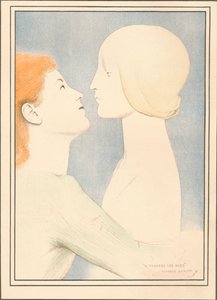 Genom tiderna, c1895 av Fernand Khnopff
