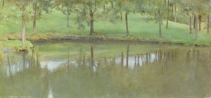 Fosset; Still Water, c.1894 av Fernand Khnopff
