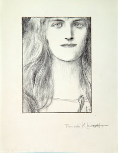 Chef för en kvinna, 1897 av Fernand Khnopff