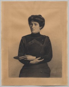 Porträtt av Madame Jules Ricard, född Augustine Bulteau av Fernand Khnopff
