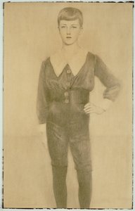Prins Leopold av Belgien, hertig av Brabant, 1913 av Fernand Khnopff