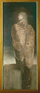 Sovande Medusa av Fernand Khnopff