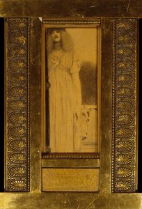 Studie av en kvinna av Fernand Khnopff