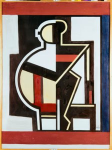 Abstrakt komposition av Fernand Leger