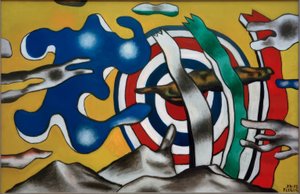 Flygplanet på himlen av Fernand Leger