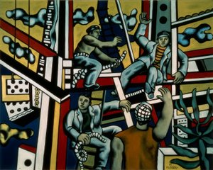 Byggarbetarna av Fernand Leger
