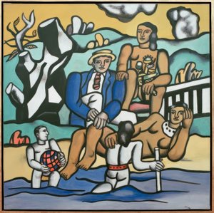 Die Landpartie von Fernand Leger