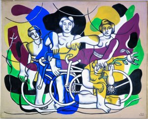 Cyklisterna av Fernand Leger