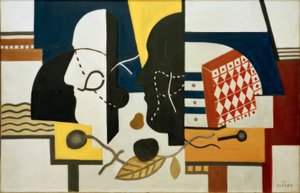 De två profilerna av Fernand Leger