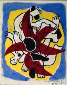 Studie der Taucher von Fernand Leger