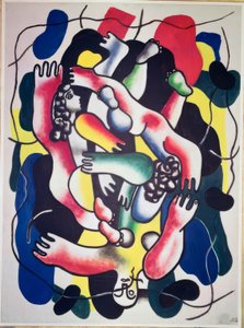 Kvinnlig komposition av Fernand Leger