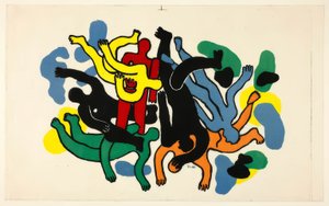 Figurkomposition av Fernand Leger