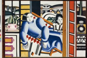 Kvinna med barn av Fernand Leger