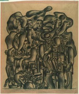 Gatumusikanterna av Fernand Leger