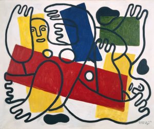 Dykarna av Fernand Leger