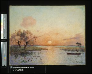 Dammen vid solnedgången (La Mare Au Coucher Du Soleil) (olja på duk)