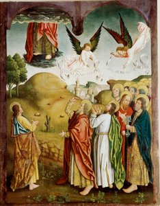Himmelsfärden, målning av Fernando Gallego