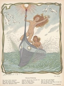 Atlantis! 1907, utgiven i "Jugend" (litho)
