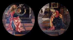 Bebådelse av Filippino Lippi