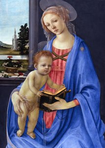 Maria med barnet av Filippino Lippi