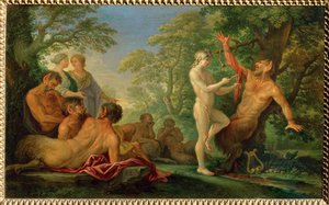 Le supplice de Marsyas - Marsyas bestraffning, Koppar ... av Filippo (circle of) Lauri