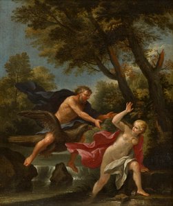 Jupiter rider på en örn, ca 1643-94 (olja på duk)