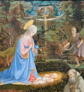 Tillbedjan av barnet med den unge Johannes Döparen, St Romuald