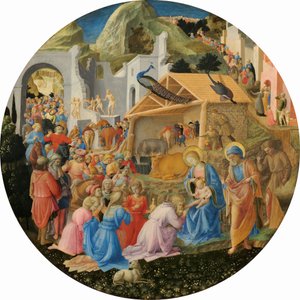 Tillbedjan av Magi, ca. 14401460