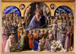 Kröningen av Jungfru Maria av Filippo Lippi